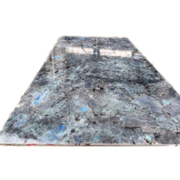 Lemurian Blue Granite Slab - Polished Blue Green Quarry Labradorite Countertop