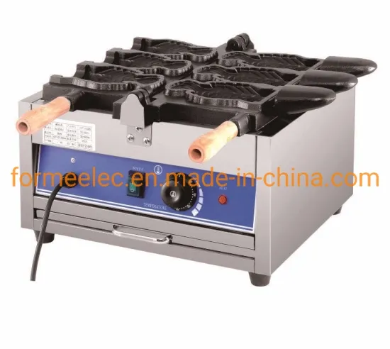 Electric Taiyaki Machine 1 Plate 3 Fish 2kw Electric Taiyaki Maker