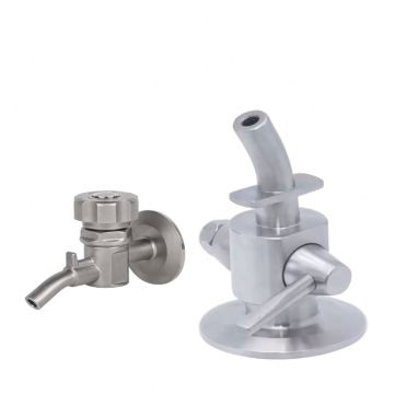 DN8 Sanitary Stainless Steel SS316 Aseptic Ferrule Pneumatic Sampling Valve