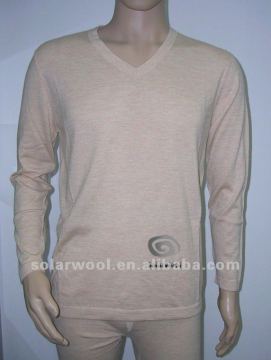 100% Cashmere knitted V Neck Underwear
