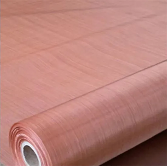 Red Copper Wire Mesh Screen