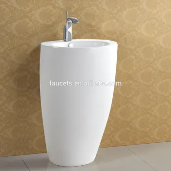 Glazed Grade AAA Floor Standing Bathroom Basin