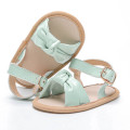 Lys baby læder sommer sandaler