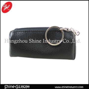 cheapest makeup bag/black cosmetic bag/pu mini toilet bag