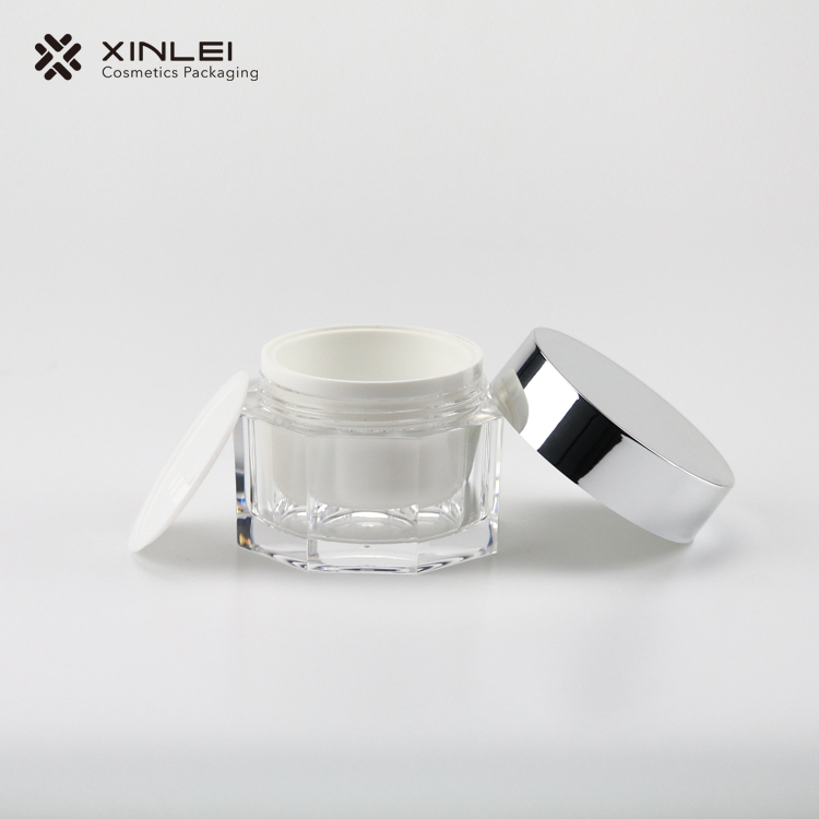 15 g Octangle  Cosmetics Acrylic Jar