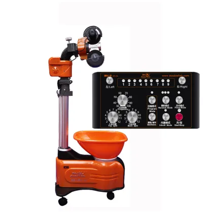 Custom Logo Automatic Table Tennis Machine: Your Ultimate Training Partner with 40mm+ Table Tennis Balls and Multi-Rotation Capability