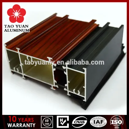 Wood aluminum extrusion profiles, aluminum doors and windows profiles