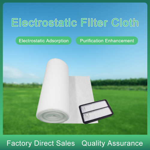 Nicht gewebter elektrostatischer Filtertuch