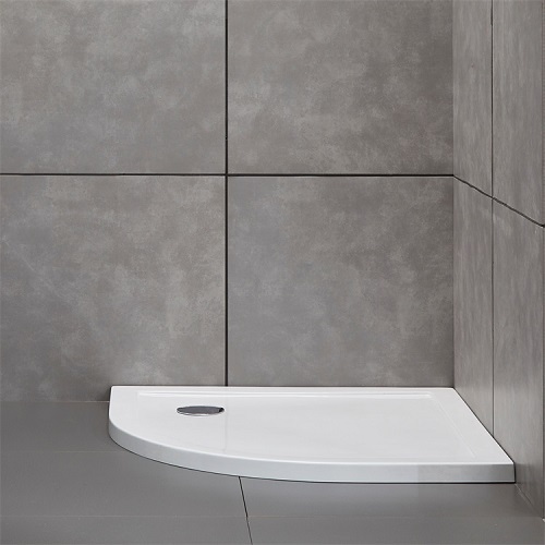30X34 Shower Pan Sector Non-Slip Acrylic Shower Tray