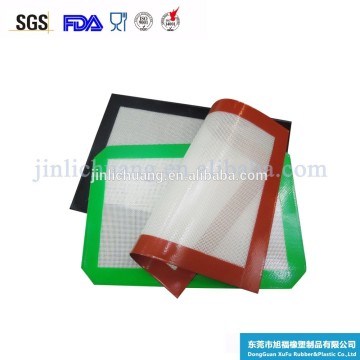 LFGB approved promotional fiberglass anti-slip silicone baking mat