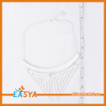 Moda collar de plata triángulo geometría collar