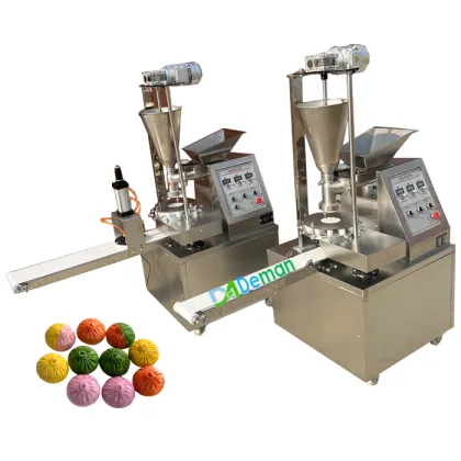 Factory Price Steamed Pork Buns Machine: Siopao Momo Baozi Maker & Char Siu Bao Buns Steamer