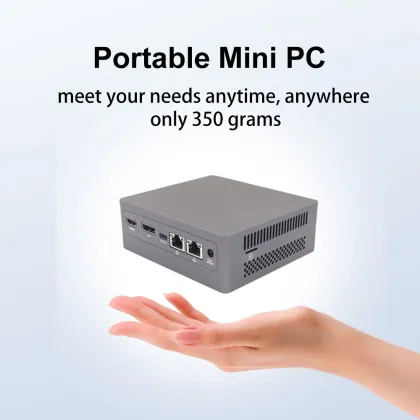 Intel N100/N5095 Dual-Ethernet Three-Screen Display Mini PC