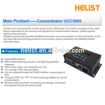 Helist Smarting Lighting Control System for urban road lighting control