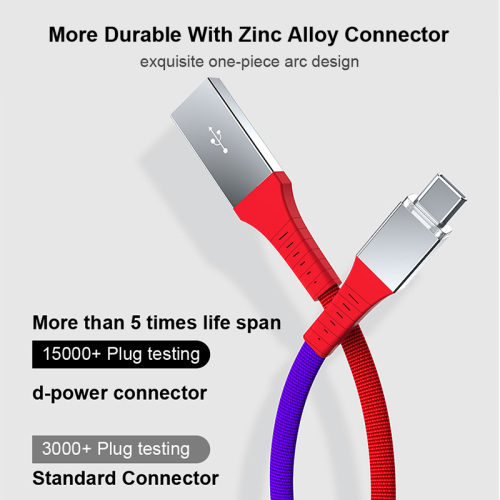 Gegevenskabel 4a USB Lightning Cable van uitstekende kwaliteit