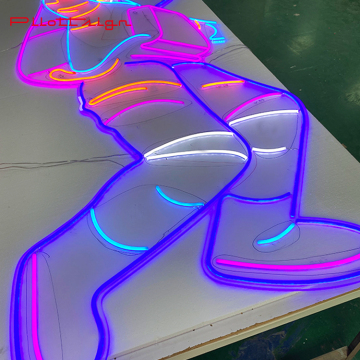 Factory supply square Decoration Outdoor LED Neon sign