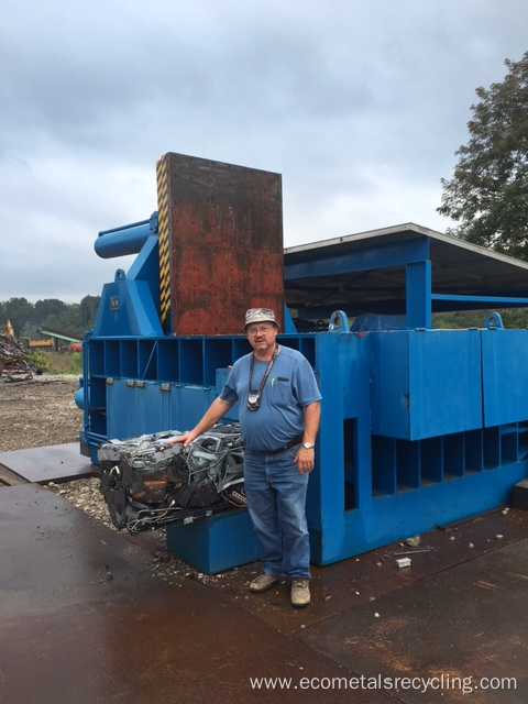 Steel Turnings Baling Press with PLC Automatic Control