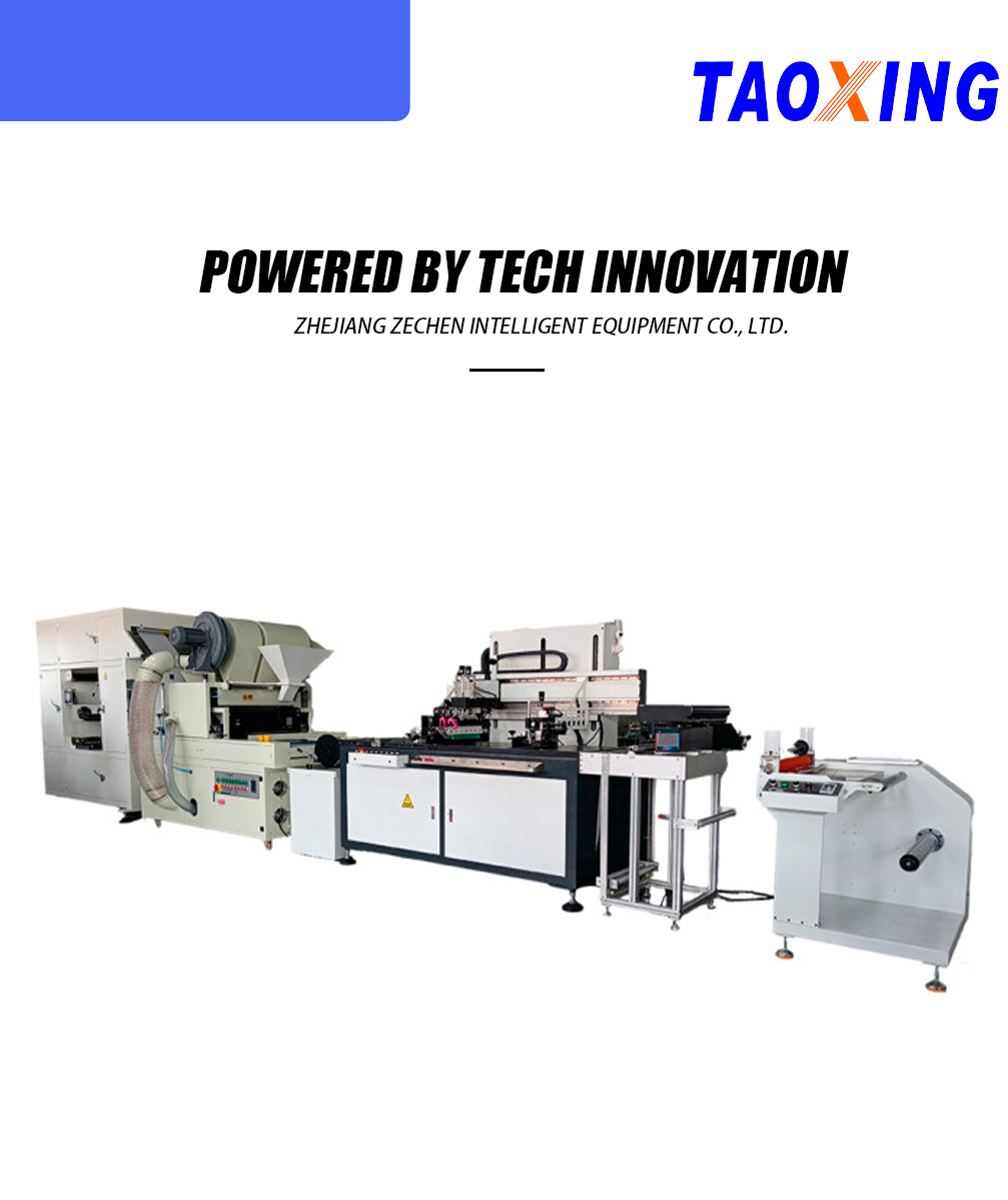 Auto Roll-to-Roll Screen Printer for Ceramic Decal-x
