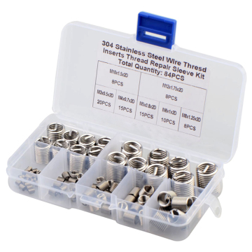 304 Stainless Steel Metrik Protestor Benang Kasar - Set Brace 84 Piece