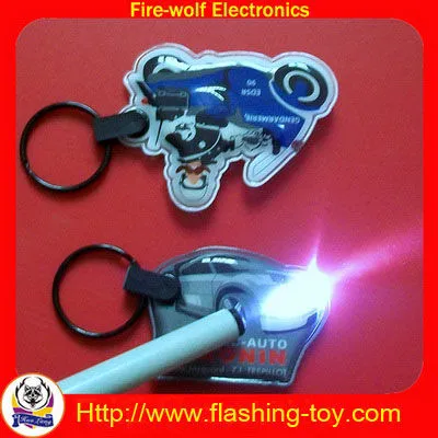 Fire-wolf Led Keychain