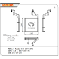 KD45-61-J10 AC Evaporator for Mazda CX-5 2011–2016, 2.5L Engine