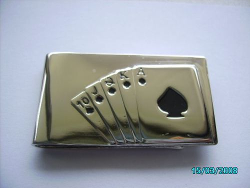 Engraved Metal Money Clip With Engraved Logo