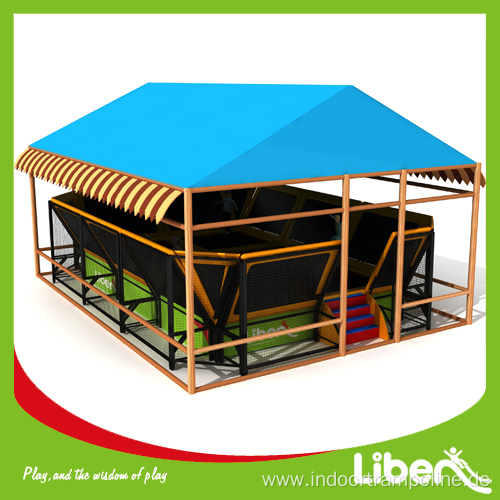 Outdoor trampoline tent cover