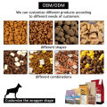 Alimentos para animais de estimação com alto teor de proteína e liofilizados para cães