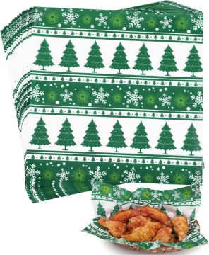 Lembaran Kertas Deli Wax untuk Pembungkusan Makanan Krismas