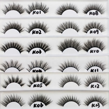 Wholesale Luxury grade 3D lashes mink false eyelashes