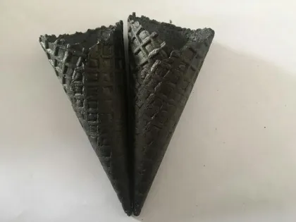 Baked waffle cone products