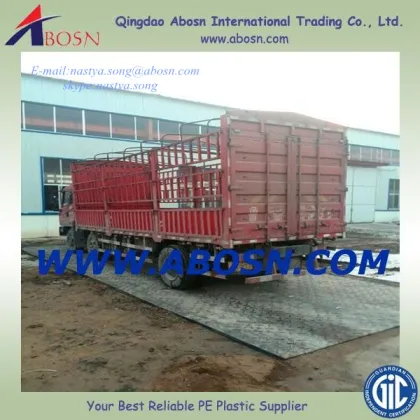 UHMWPE access mats/plastic road mats/UHMWPE bog mats
