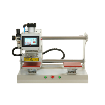 DS-HD20 20x20 Fully Automatic Sliding Double Station Pneumatic Heat Press Printing Machine
