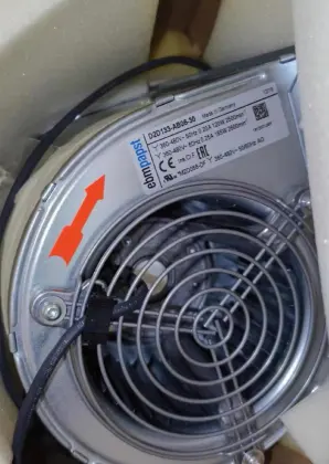 Germany Original ebm-papst 6SN1162-0BA02-0AA2 D2D133-AB06-30/31 360V-480V Cabinet Cooling Fan