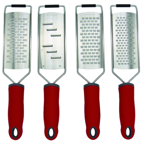 Rubber Soft Handle Stainless Steel Vegetable Grater