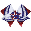 Tilpasset logo Blandede farger Cheer Style Bows