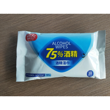 Lingettes désinfectantes à l&#39;alcool de qualité supérieure pour l&#39;exportation