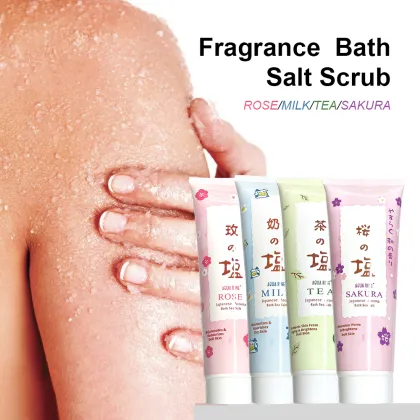 Wholesale Korean Organic Vegan Dead Sea Bath Salt Moisturizing Foaming Scrub