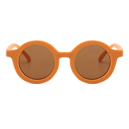 Colorful Kids UV400 Sunglasses - PLAYWOOD Small Round Boys Girls Shades 2025