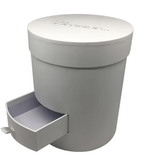 Rigid Cardboard Round Tube Gift Packaging Boxes