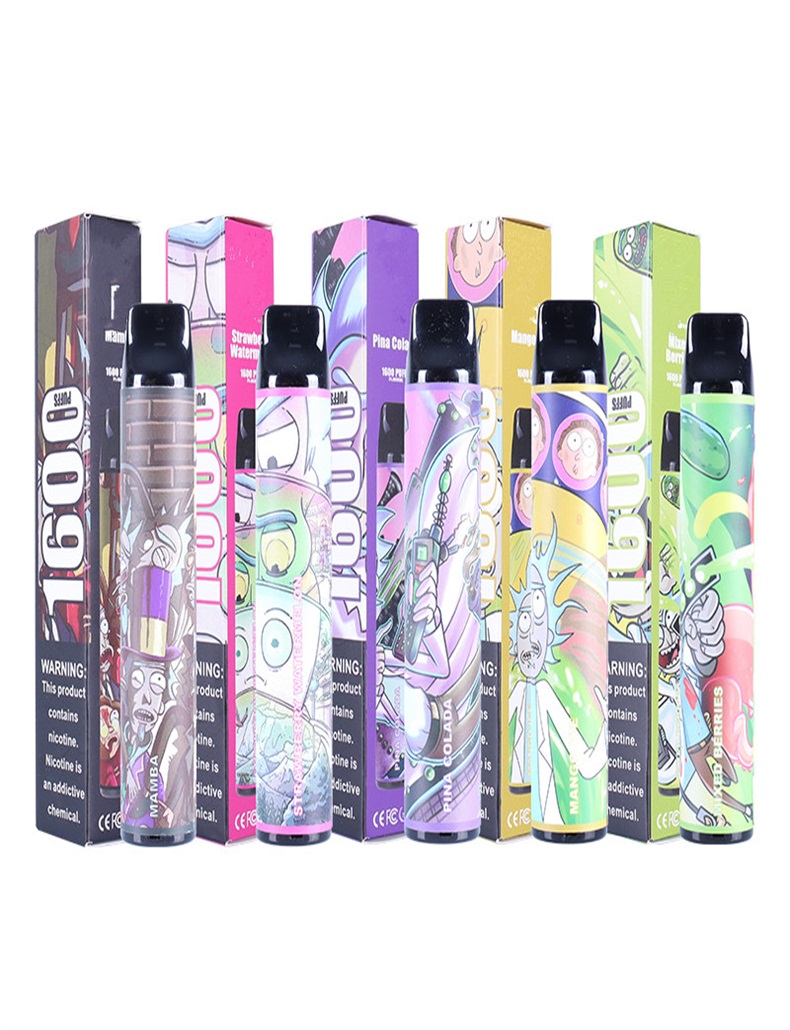 OnlyRelx Vape de vape desechable 1600 Puffs Sabios seleccionados