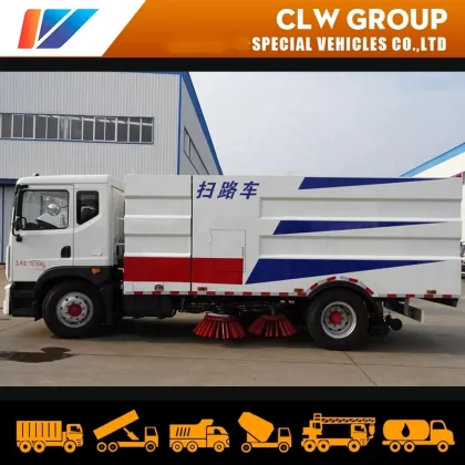 Dongfeng 8tons City Street Cleaning Machine Vacuum Cleaner 11-12cbm Road Special Garbage Sweeper Truck