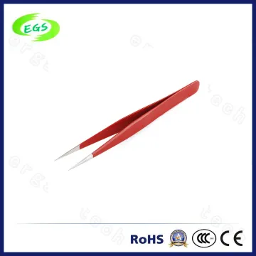 Hot Professional ESD Stainless Steel Replaceable Tip Tweezers
