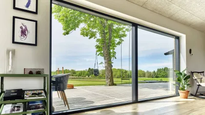 Big Picture Black Window Panoramic Window Fixed Window