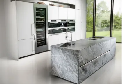 Kitchen quartz stone countertop customized