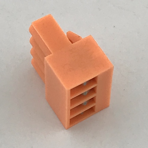 3,96 мм апельсиновые женские терминальные блоки апельсиновый
