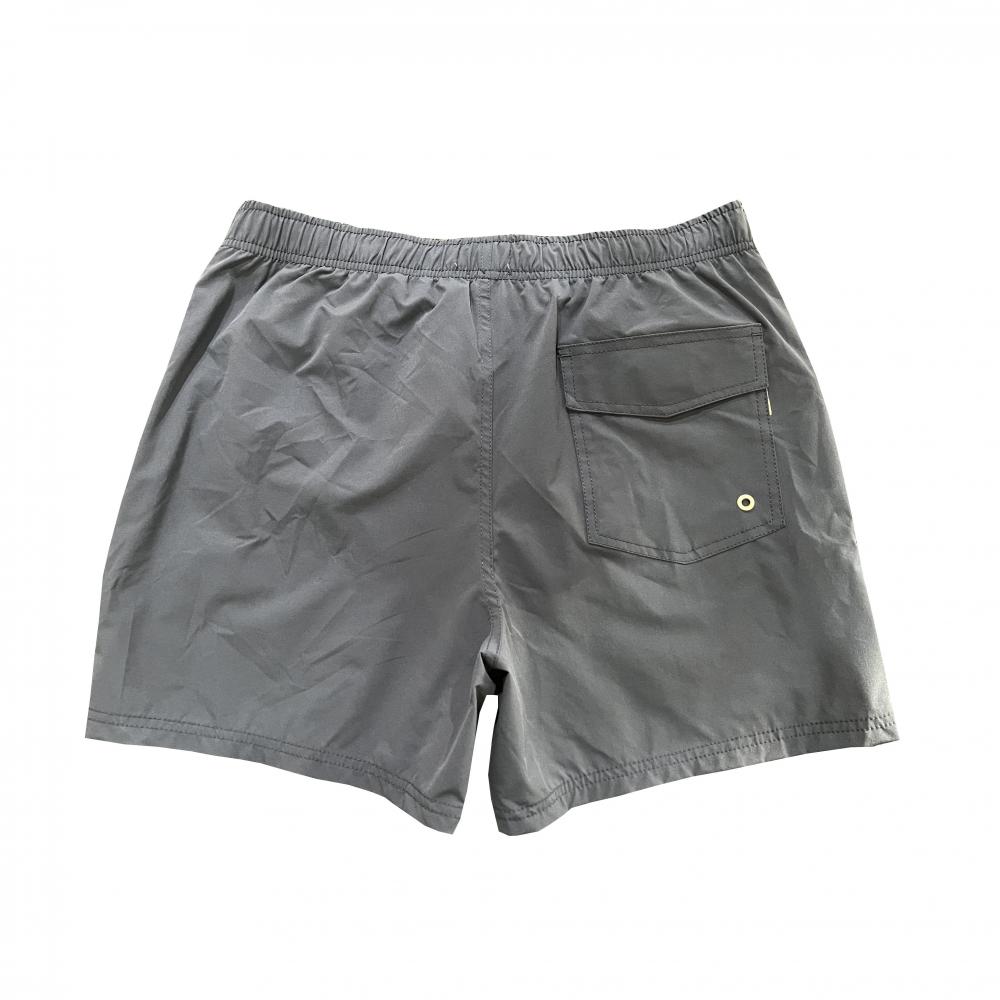 Polyester Pure Color Shorts de tablero de playa para hombres