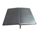 เครื่องเขียนสำนักงาน PU Leather Black a5 Notebook