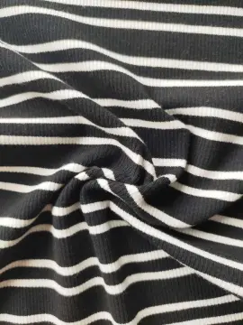 Poly Rayon Span Stripe 2*2 Rib
