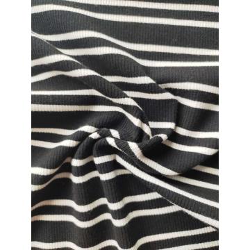 Poly Rayon Span Stripe 2 * 2 Rib